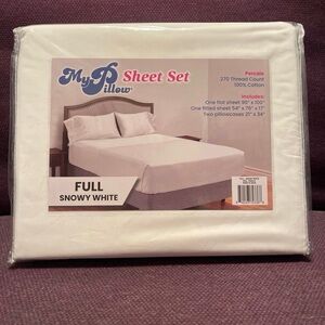 Snowy White Sheet Set - Full